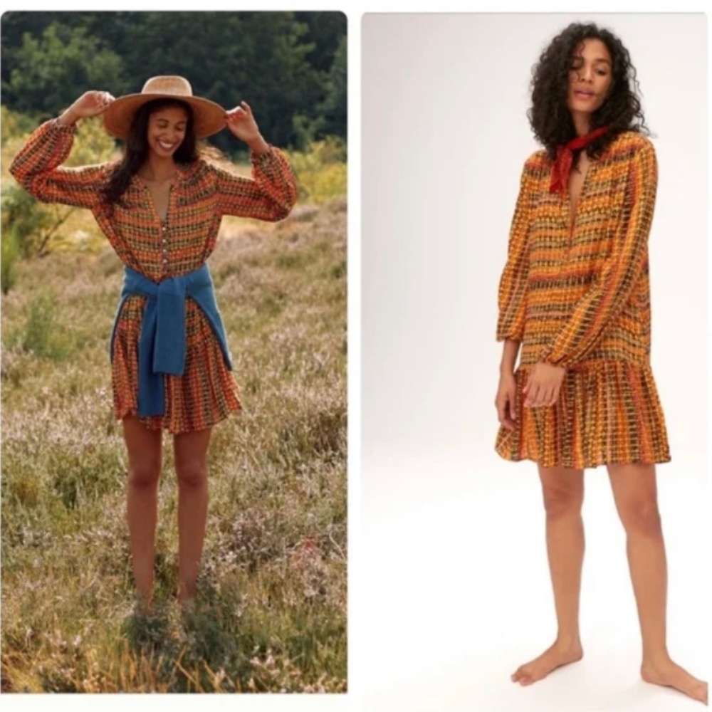 Anthropologie Saturday & Sunday Women's Mini Dress Aztec Print, size M